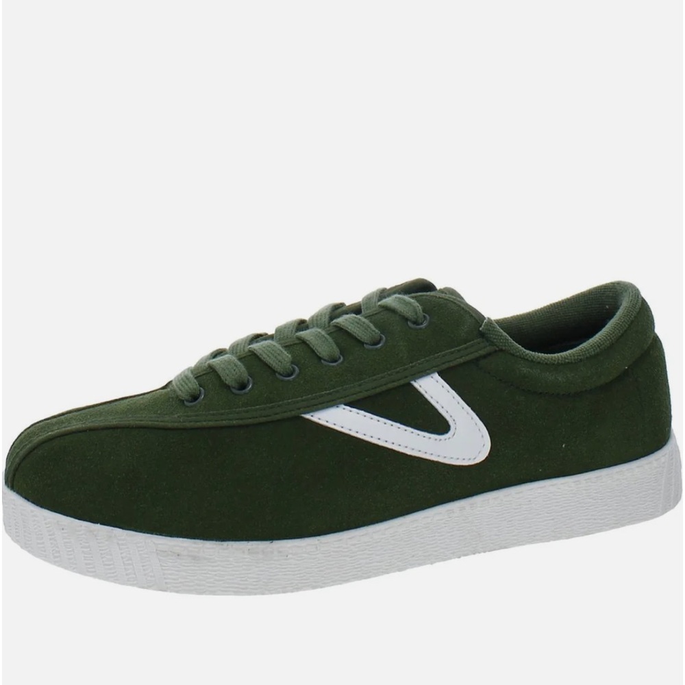 Tretorn women’s size 8.5. Olive green color.